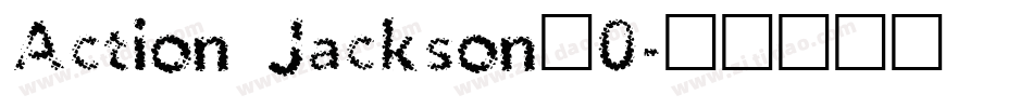 Action Jackson_0字体转换